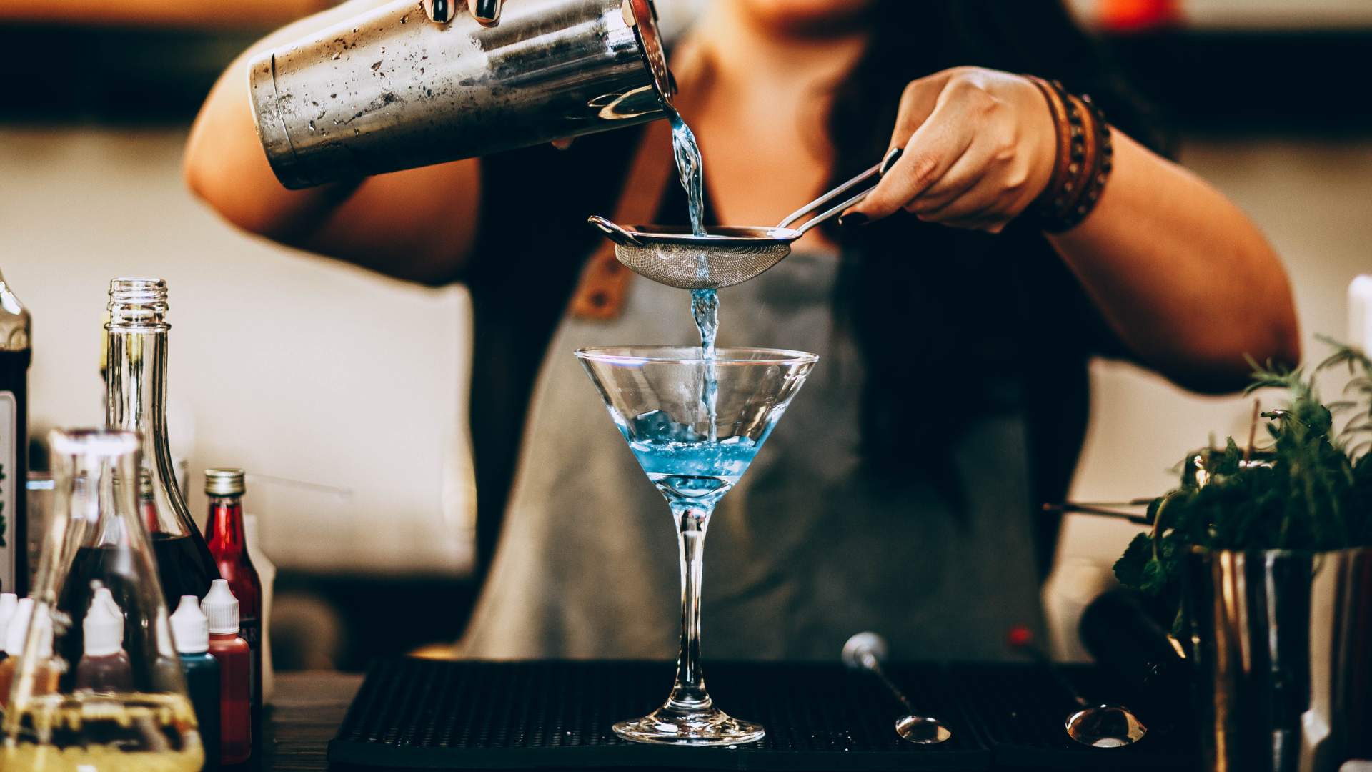 Professional bartenders